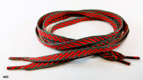 Polyesterová šnúrka TYP  PLOCHÁ MIX - 80cm