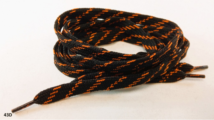 Polyesterová šnúrka TYP  PLOCHÁ MIX - 80cm