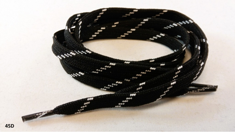 Polyesterová šnúrka TYP  PLOCHÁ MIX - 80cm