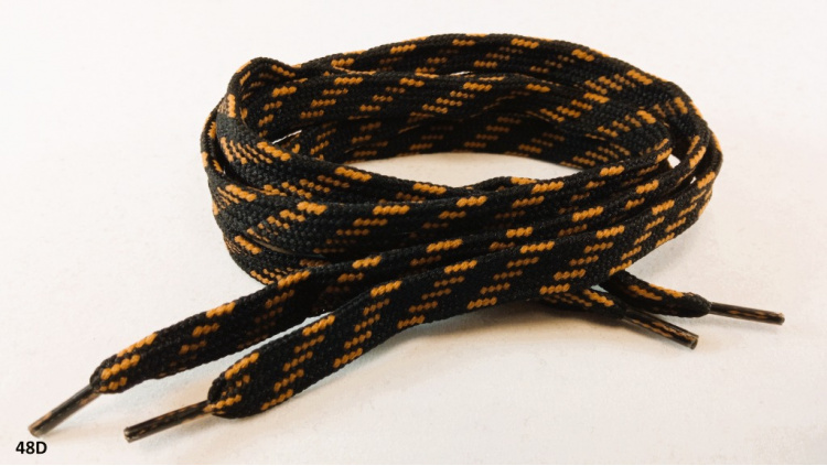 Polyesterová šnúrka TYP  PLOCHÁ MIX - 80cm