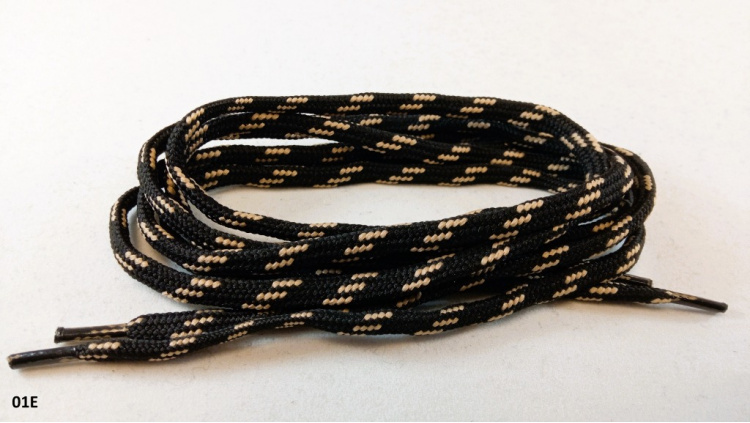 Polyesterová šnúrka TYP PLOCHÁ MIX - 100cm