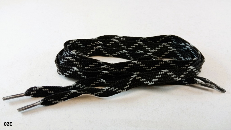 Polyesterová šnúrka TYP PLOCHÁ MIX - 100cm