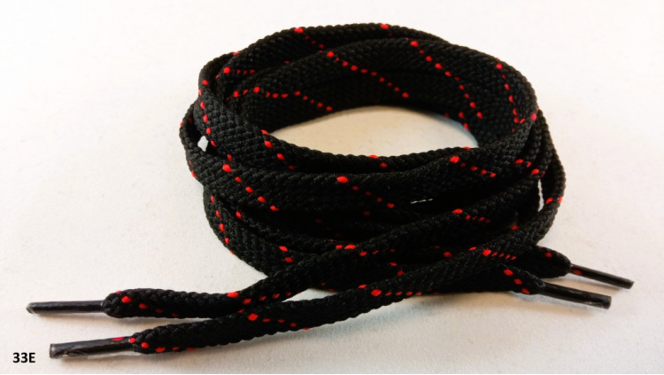 Polyesterová šnúrka TYP PLOCHÁ MIX - 100cm