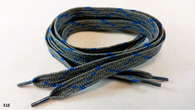 Polyesterová šnúrka TYP PLOCHÁ MIX - 100cm