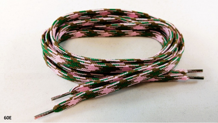 Polyesterová šnúrka TYP PLOCHÁ MIX - 100cm