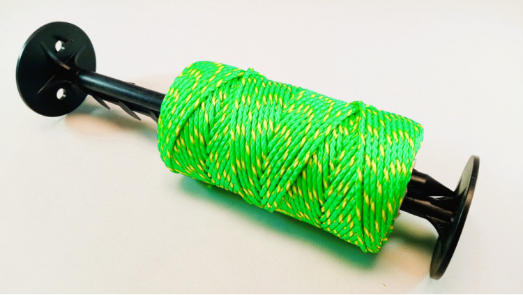 Záhradná vytyčovacia šnúra s kolíkmi – 50 m